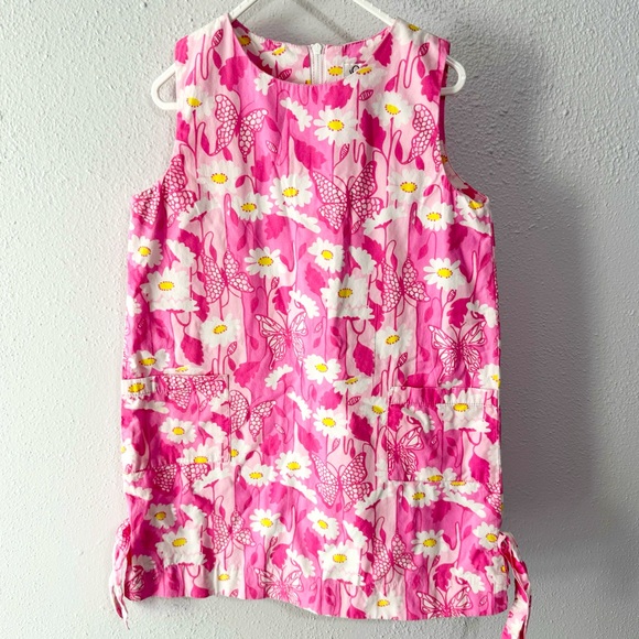 Lilly Pulitzer girls white label shift dress size 6x - Picture 1 of 5
